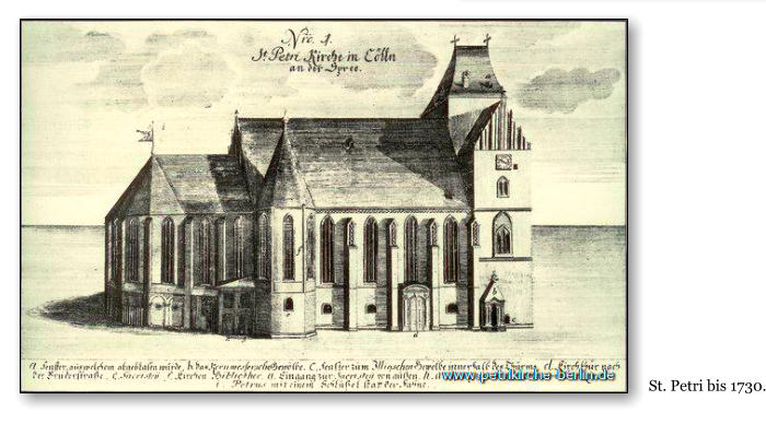St. Petri bis 1730.