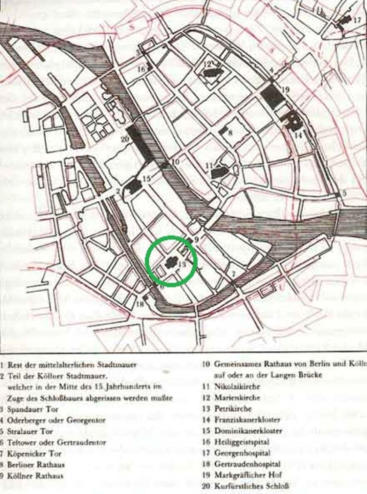 Plan mit Petrikirche